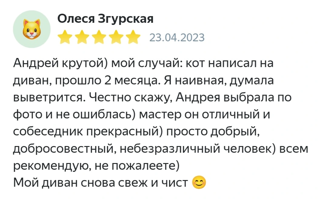 Отзыв Олеся яндекс